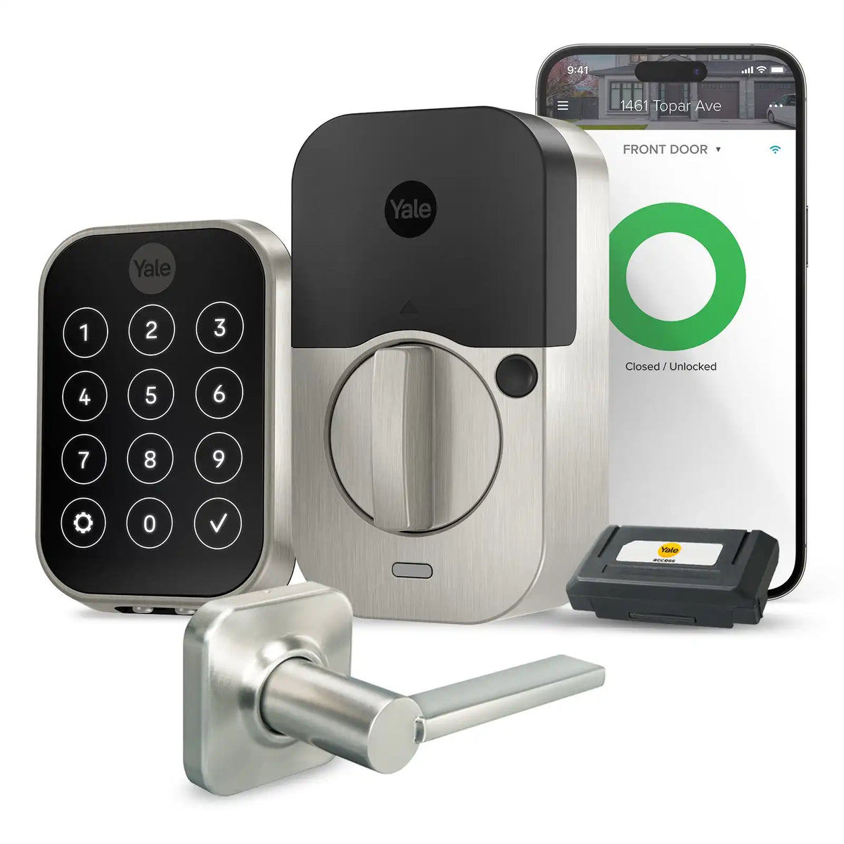 Yale Assure Lock 2 Plus with Wi-Fi and Valdosta Lever
