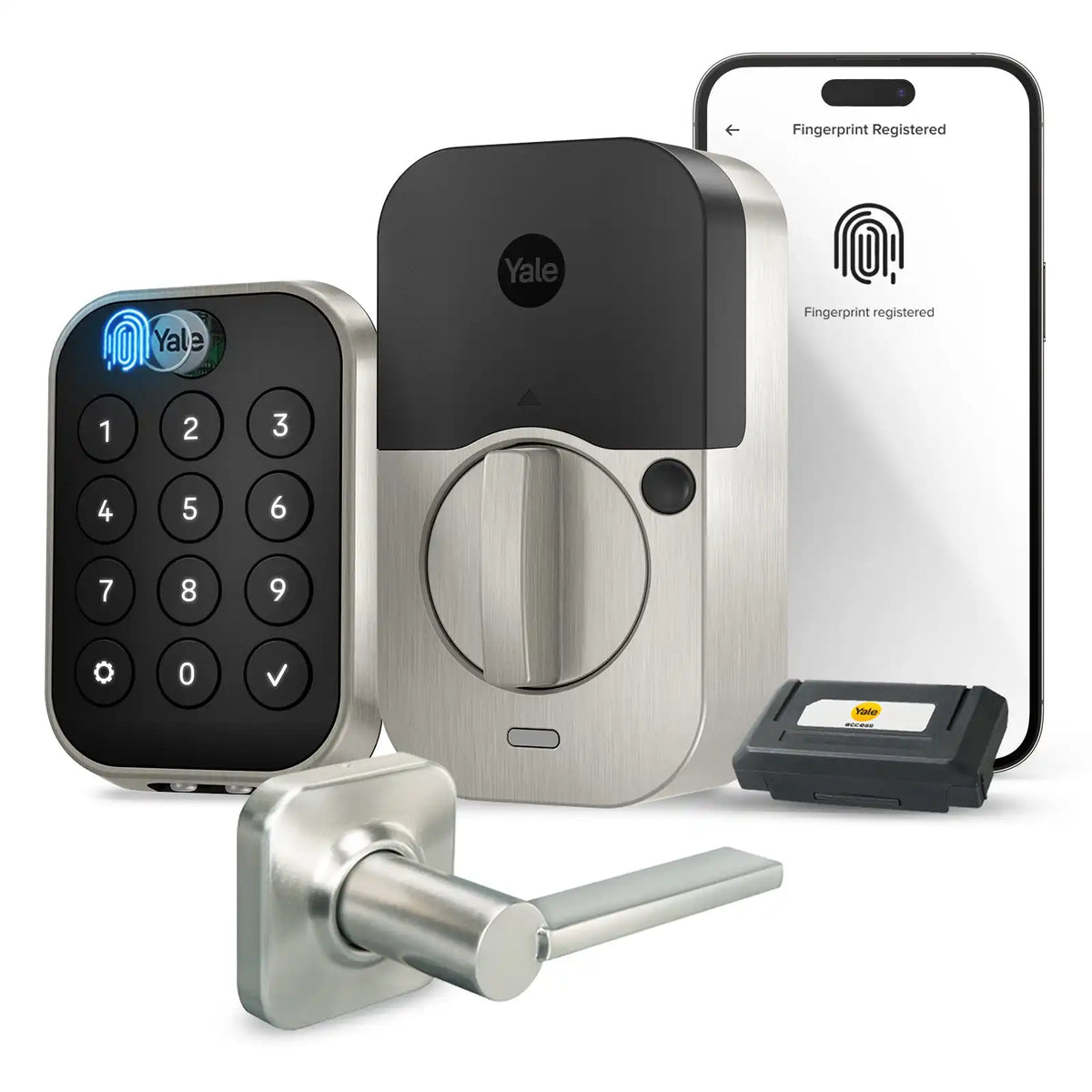 Yale Assure Lock 2 Touch Key-Free Keypad with Wi-Fi and Valdosta Lever