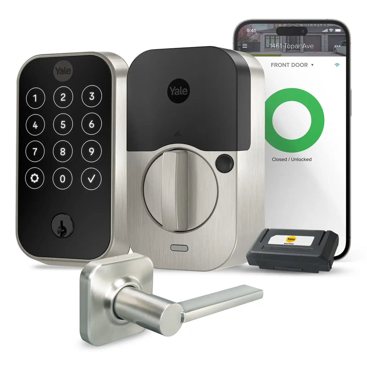Yale Assure Lock 2 Touchscreen with Wi-Fi and Valdosta Lever